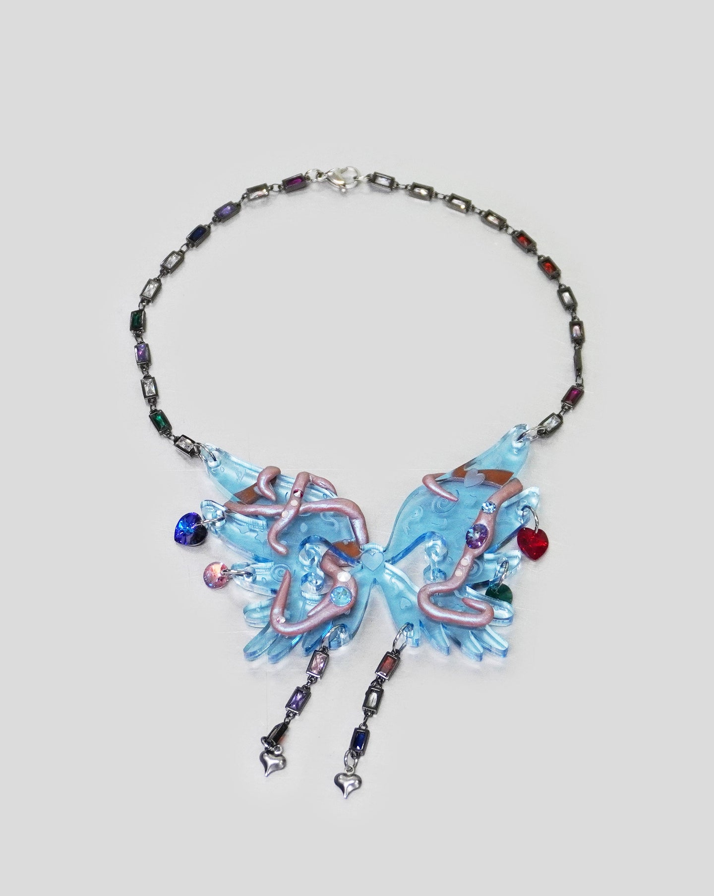 Emma Pryde - Blue Butterfly Necklace